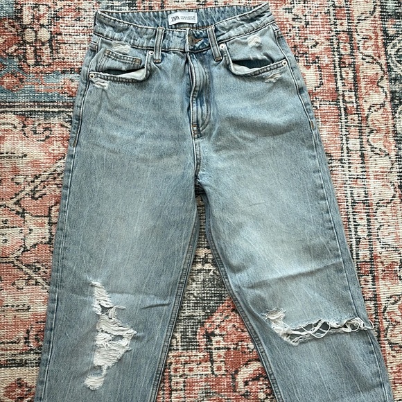 Zara size 2 Mom Jeans - Picture 1 of 5
